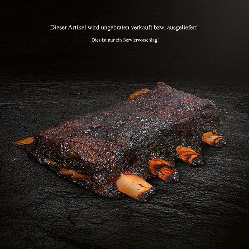 Hereford Beef Ribs, røget, Otto Gourmet - cirka 1.000 g - vakuum