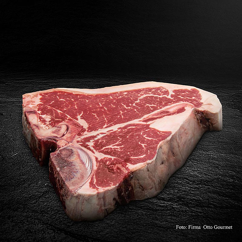 Steak Porterhouse de boeuf américain, Otto Gourmet - environ 800g - vide