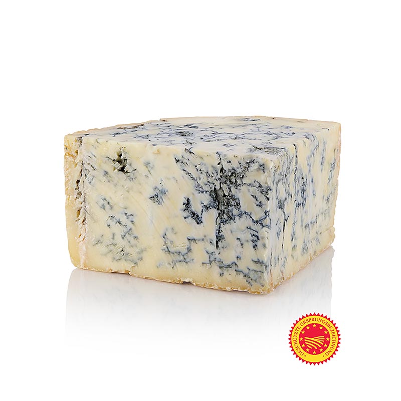 Gorgonzola Piccante (Blauschimmelkäse), DOP, Palzola - ca. 1,5 kg - Alufolie