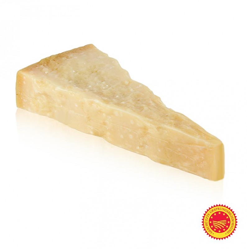Fromage Parmesan - Parmigiano Reggiano, 1ere qualite, age d`au moins 22 mois, AOP - environ 300 g - vide