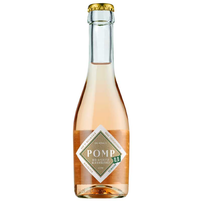 POMP organic aperitif, 0.0, off-dry, without alcohol, organic - 200 ml - bottle