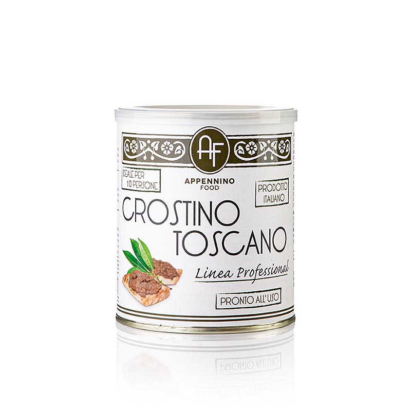 Crostino Toscano - kyllingeleverpostej, Appennino - 800 g - Glas