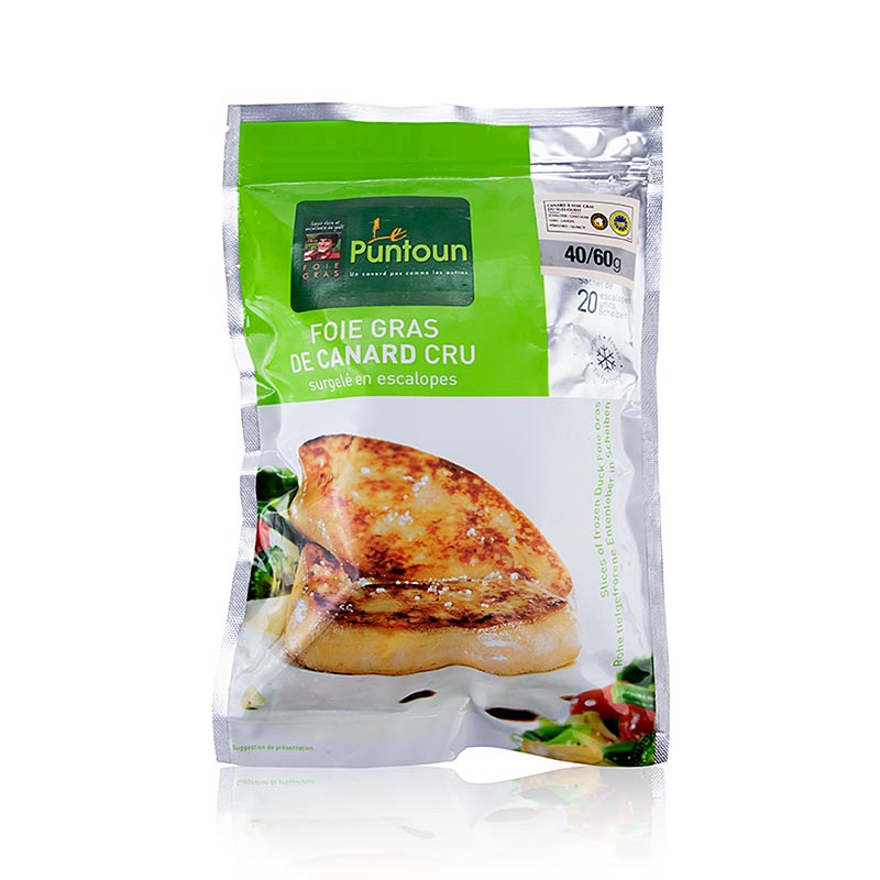 Duck foie gras, small slices, a 40-60g, Feyel - approx. 1,000 g, 18 pcs - vacuum Duck foie gras, small slices, a 40-60g, Feyel - approx. 1,000 g, 18 pcs - vacuum