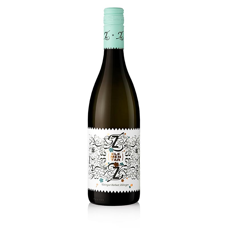 2016er Elementar Grüner Veltliner, trocken, 11,5% vol., H. Zillinger, BIO - 750 ml - Flasche