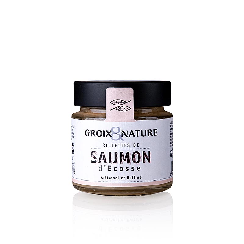 Rillettes de Saumon, Groix et Nature - 100g - Verre