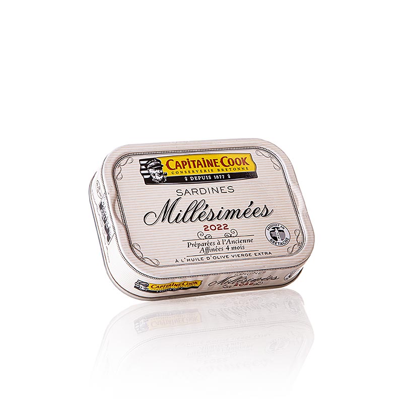 Sardines in olijfolie, vintage 2022, uit Frankrijk - 115g - kan