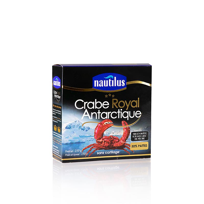 King Crab Meat, 50% Leg Meat, Nautilus - 210g - can