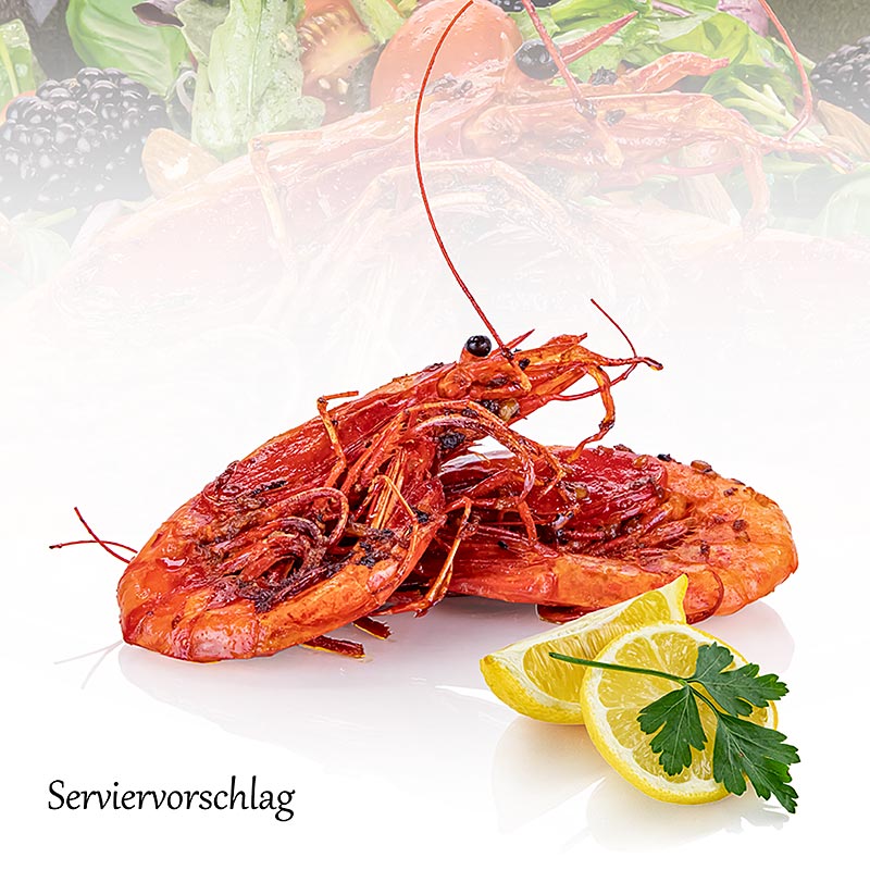 Deep sea shrimp Carabinieros, 4-8 pieces - 400g - Cardboard