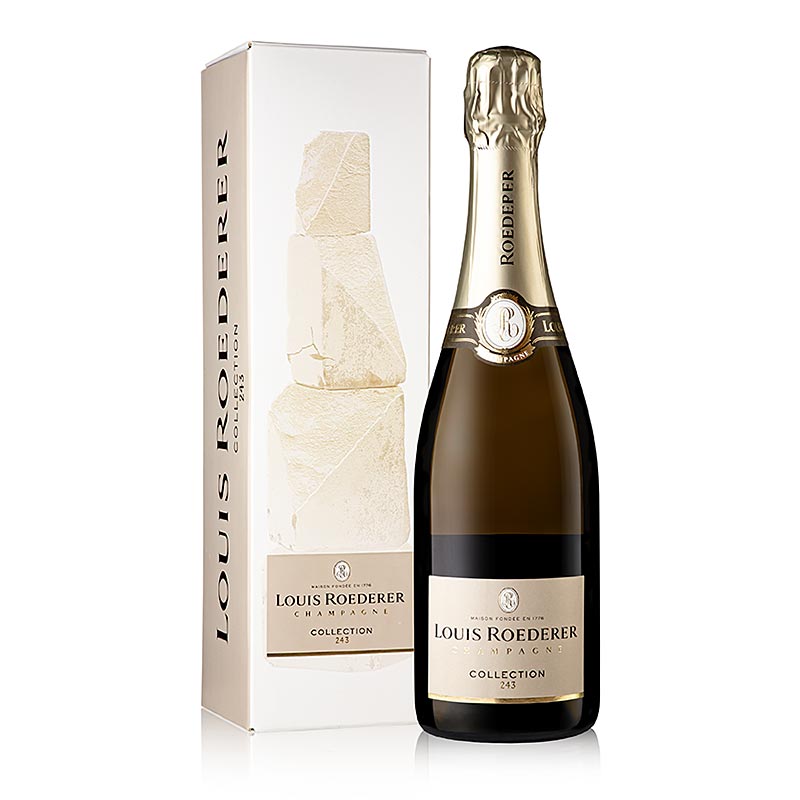 Champagne Roederer Collection 243 Brut, 12,5% vol., i GP - 750 ml - Flaske