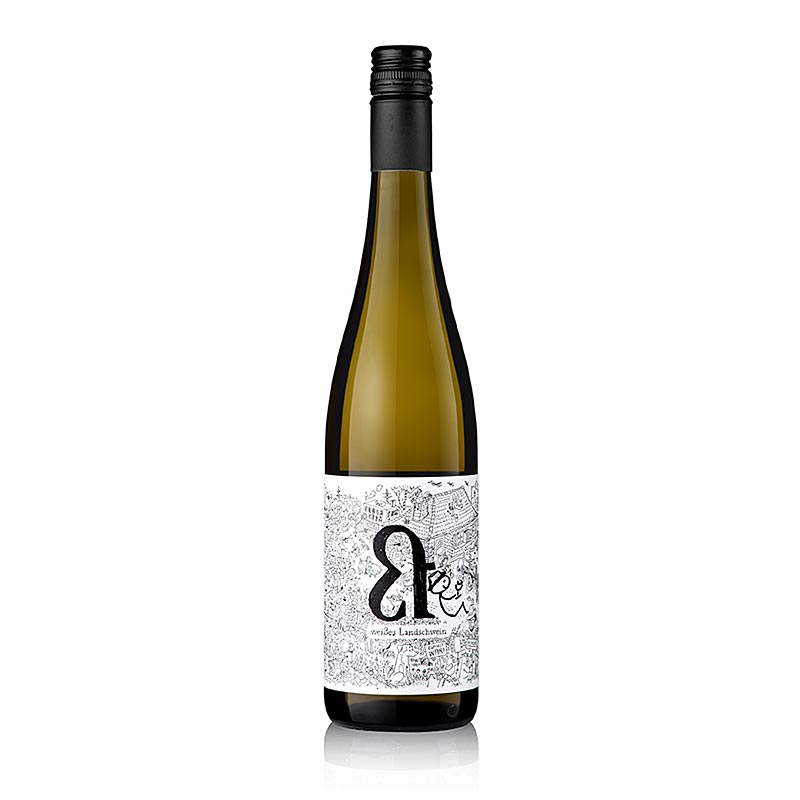 2022 cochon de campagne blanc, sec, 10,5% vol., Lukas Krauss, bio - 750ml - Bouteille