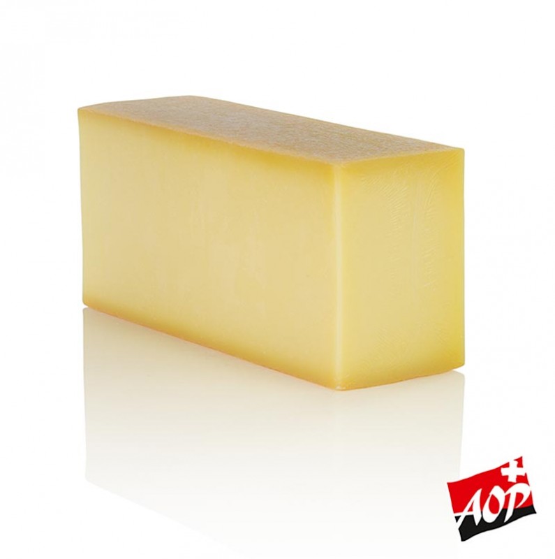 Gryerzer ost (Gruyere AOP), alderen i 6 måneder - ca.2,5 kg - Vakuum