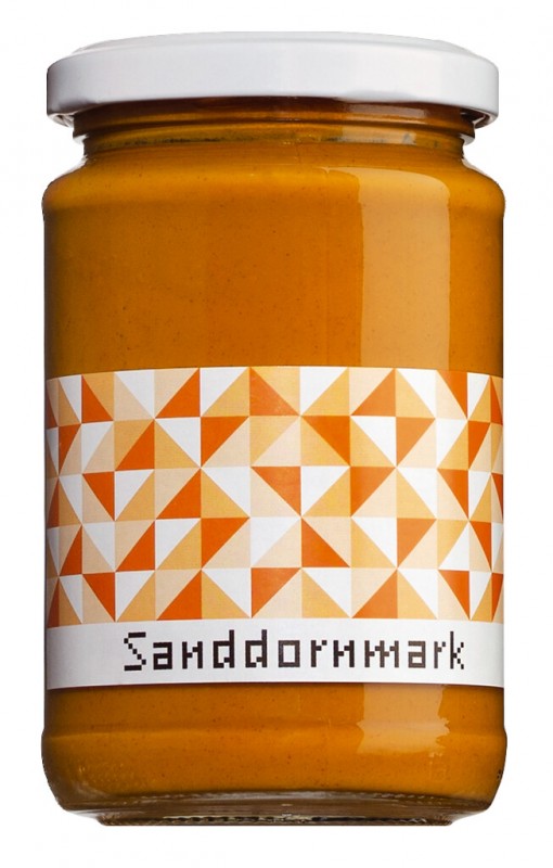 Sanddornmark, ungesüßt, 100 % Frucht, Le Specialita di Viani - 290 g - Glas