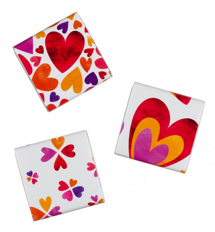 Geschenkpackung 9er Carre, Liebe, 9 Carre L` Amour, Dolfin - 40 g - Packung