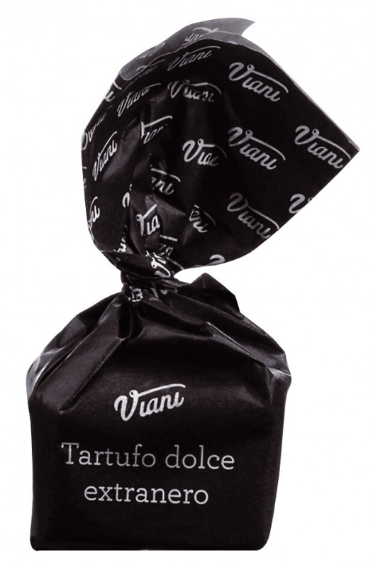 Tartufi dolci extraneri - classic edition, schwarz, Zarbitterschokoladentrüffel extra herb, lose, Viani - 1.000 g - kg