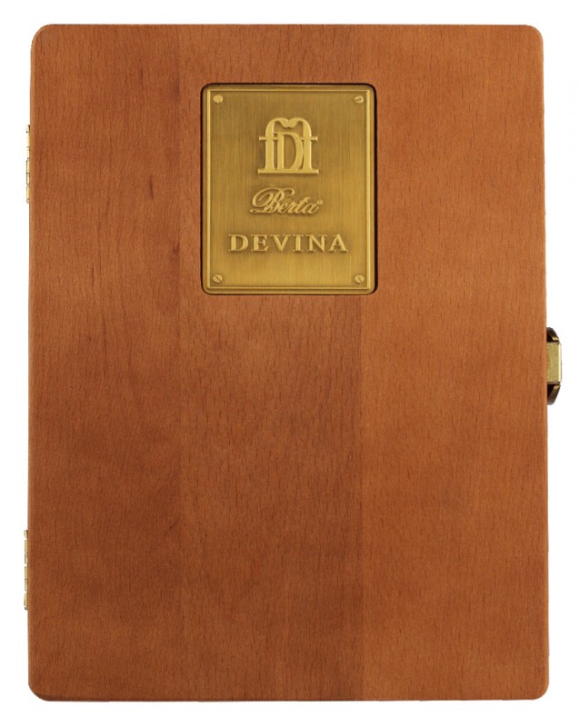 Devina, Grappa invecchiata, Grappa Riserva aus Nebbiolo und Barbera, Berta - 0,7 l - Flasche Devina, Grappa invecchiata, Grappa Riserva aus Nebbiolo und Barbera, Berta - 0,7 l - Flasche