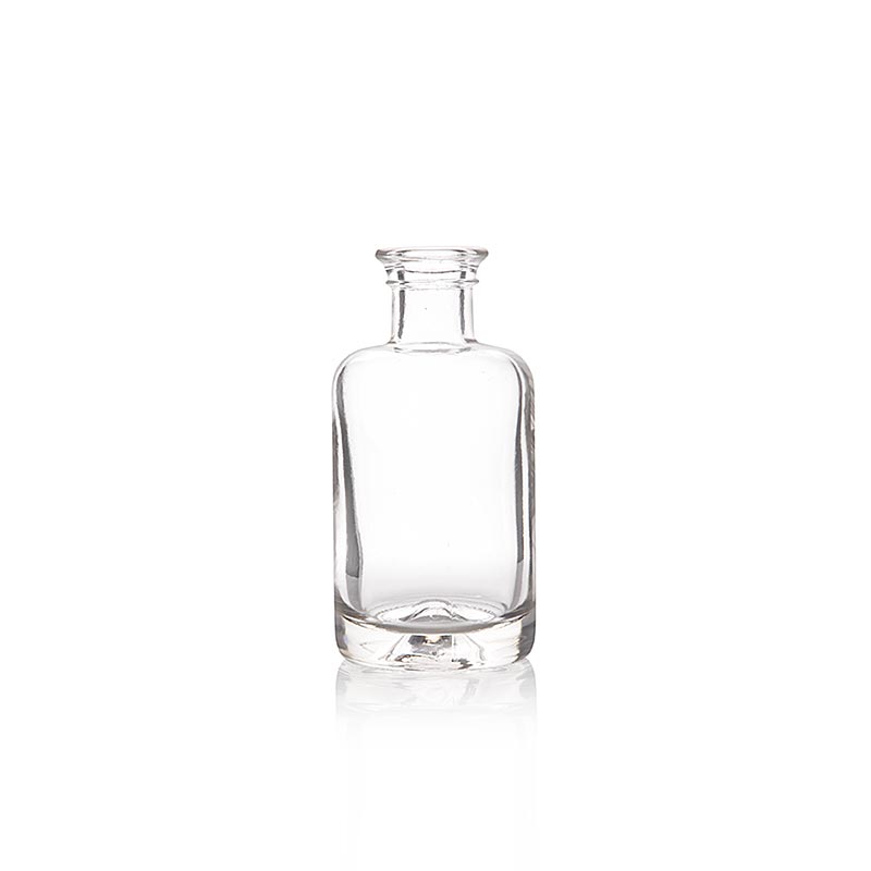 Flacon d`apothicaire en verre, transparent, 100ml (pour bouchons 38941) - 1 pièce - Lâche