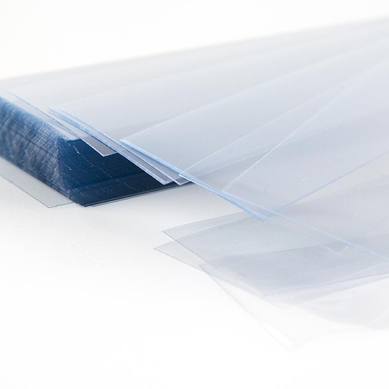 Cake edge foil, 24 x 4 cm, individual foil sheets, thick - 1,000 St - box