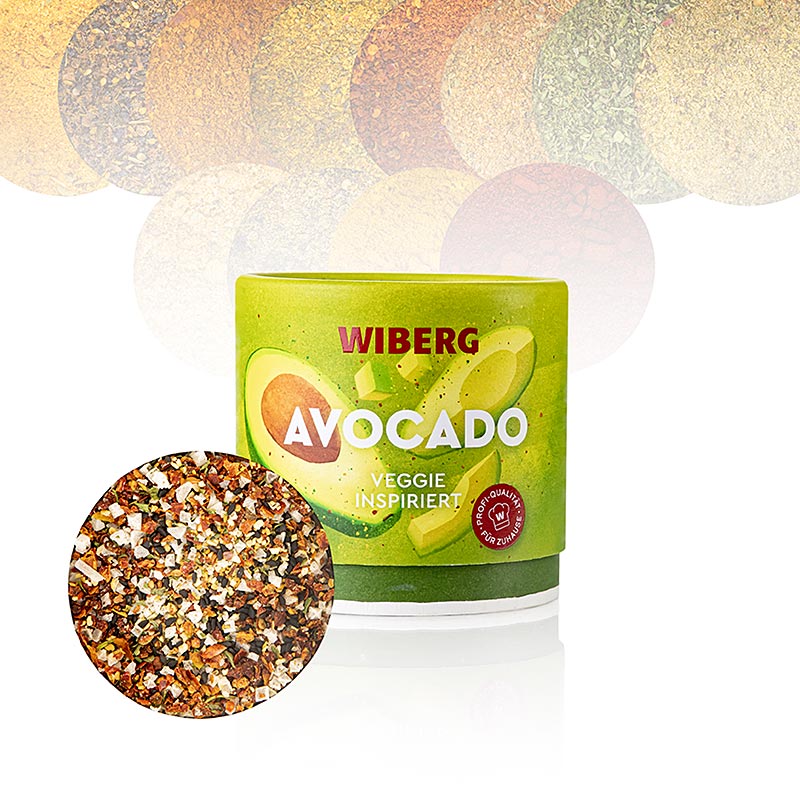 Wiberg Avocado, mélange d`assaisonnements d`inspiration végétarienne - 100g - peut