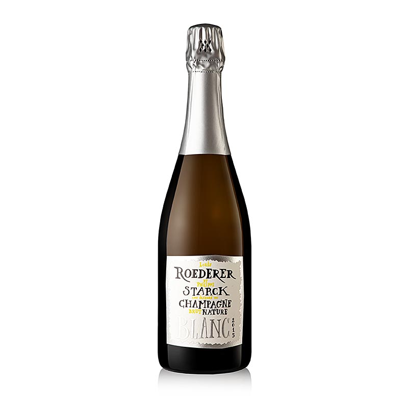 Champagne Roederer 2015 Philippe Starck Blanc Brut Nature, 12,5% vol. - 750 ml - Fles