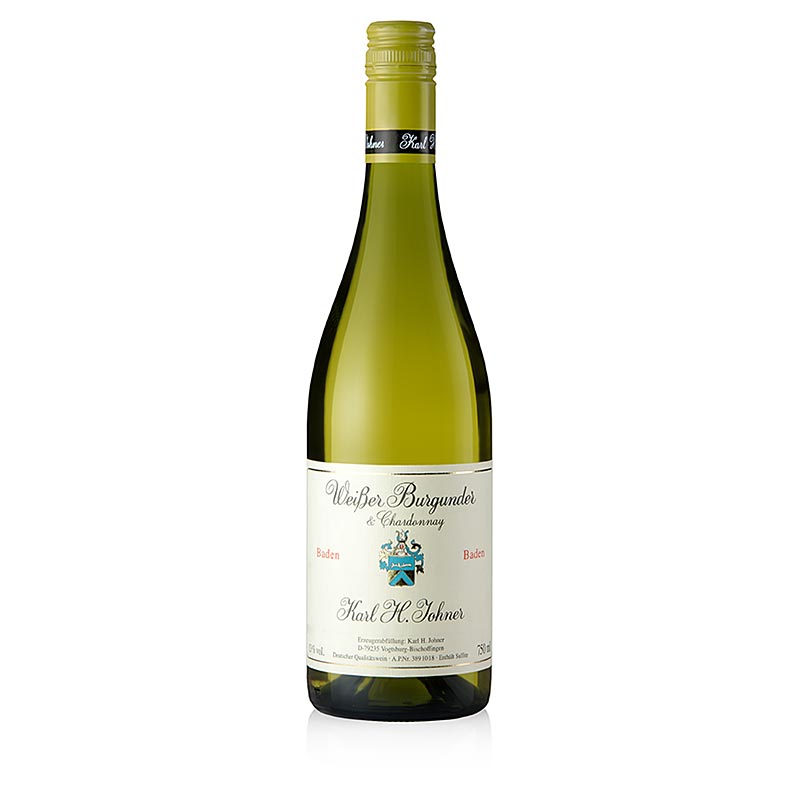 2021 Pinot Blanc en Chardonnay, droog, 13% vol., Johner - 750 ml - Fles
