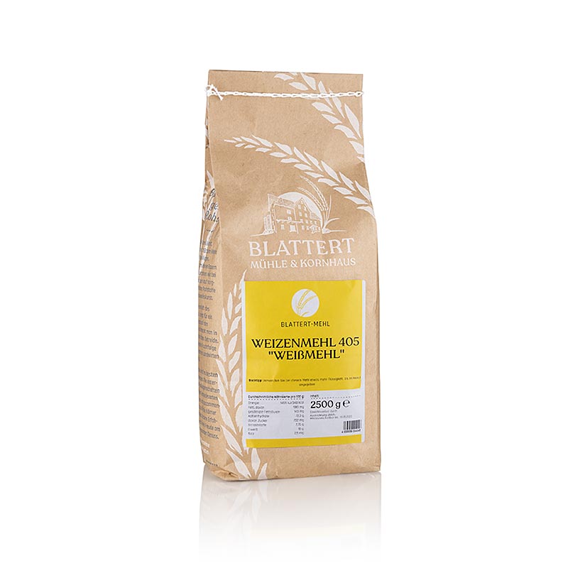 Flour Type 405 white flour, wheat flour, leaves mill - 2.5 kg - bag