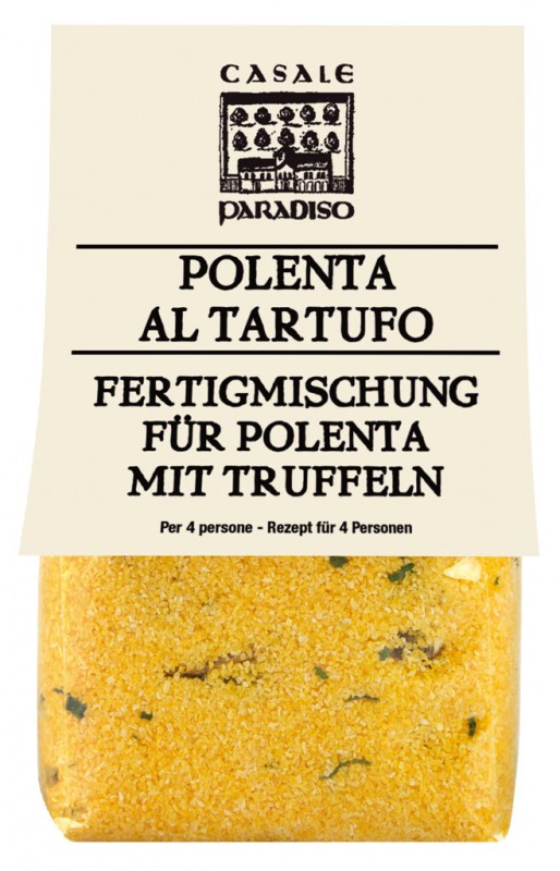 Polenta al tartufo, polenta aux truffes d`été, Casale Paradiso - 300 g - pack