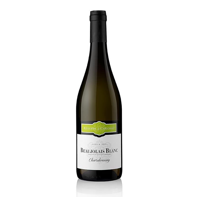 2022 Beaujolais blanc Chardonnay, tør, 12,5% vol., Domaine de Colonat - 750 ml - Flaske