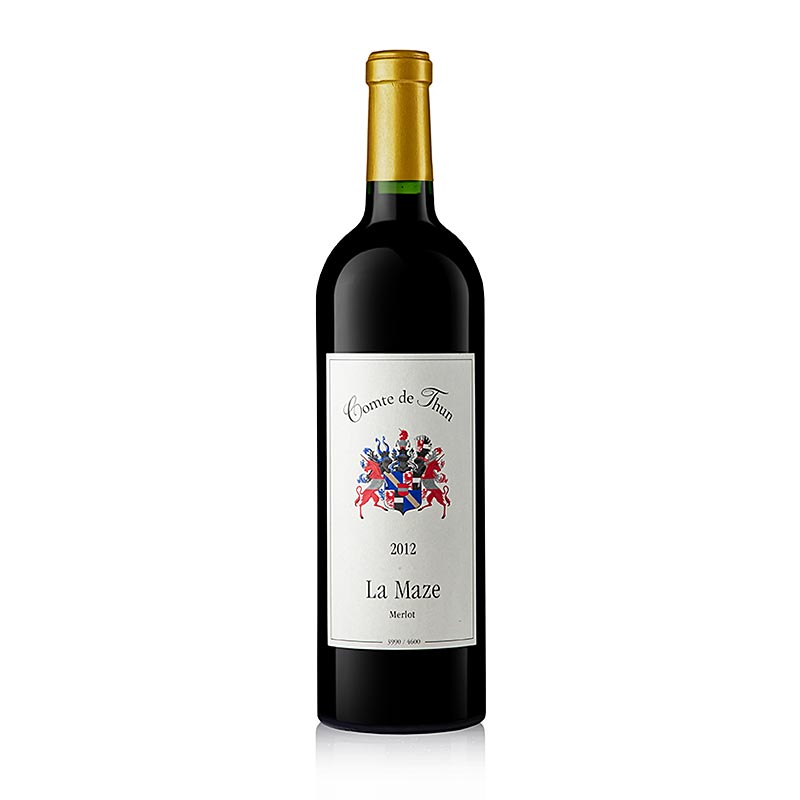 2012 La Maze, tør, 14,5% vol., Comte de Thun - 750 ml - Flaske