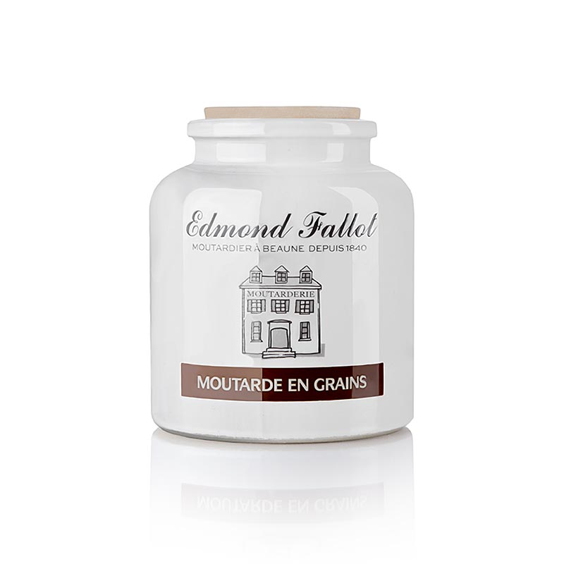 Moutarde de Dijon, grossiere, Fallot - 470 ml - Cruche en pierre