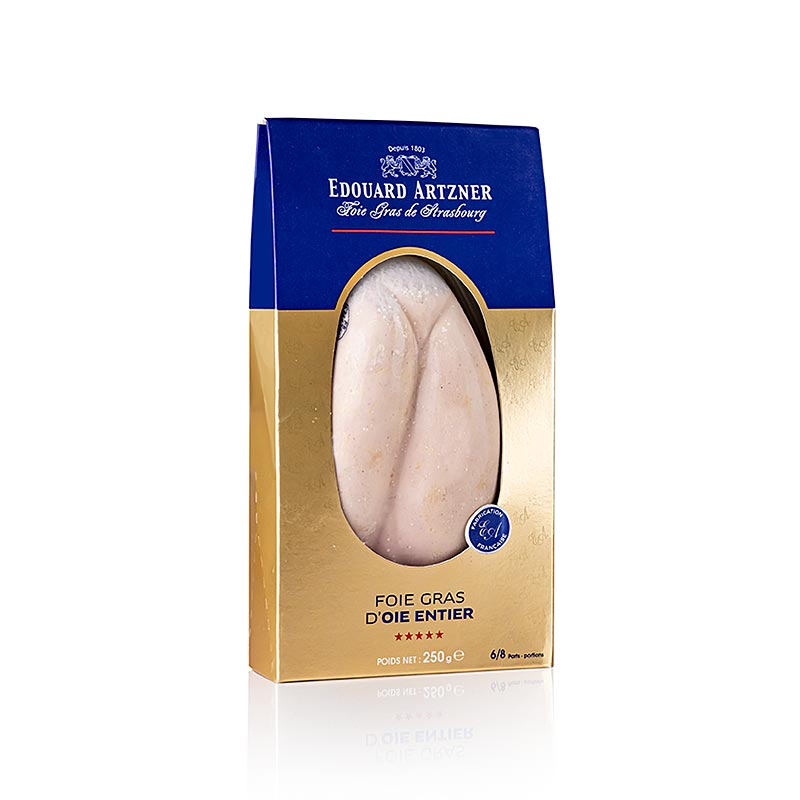 Goose liver, in the shape of a liver, feyel - 250 g - PE shell