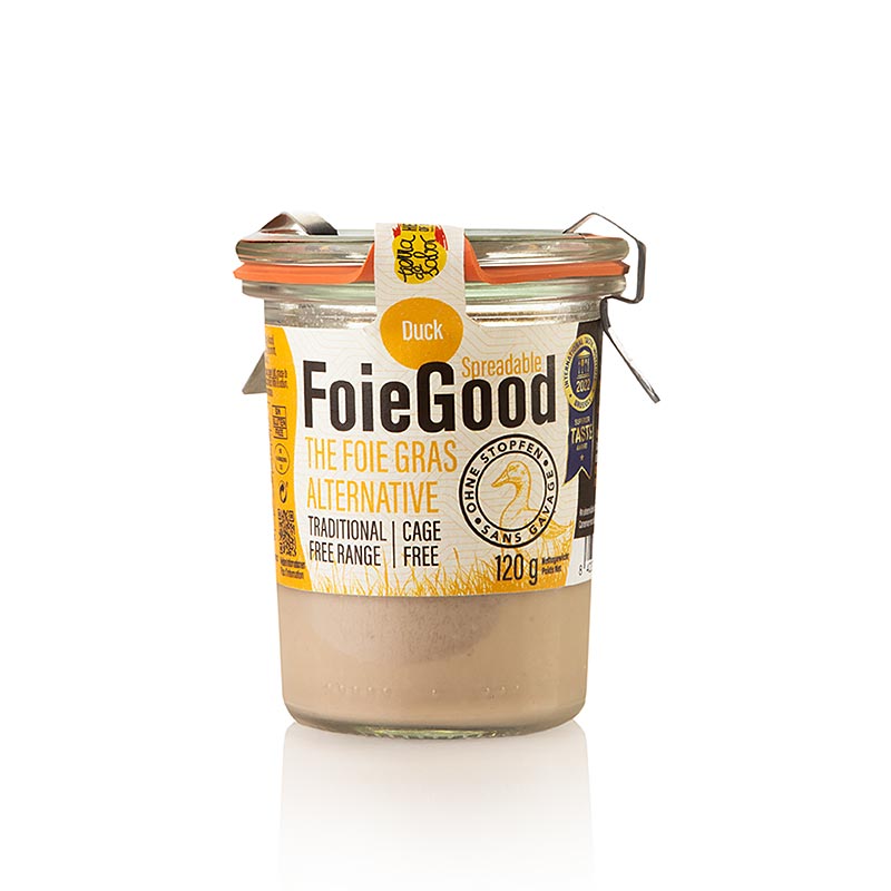 Duck liver, (without stopper) spread, FoieGood - 120g - Glass