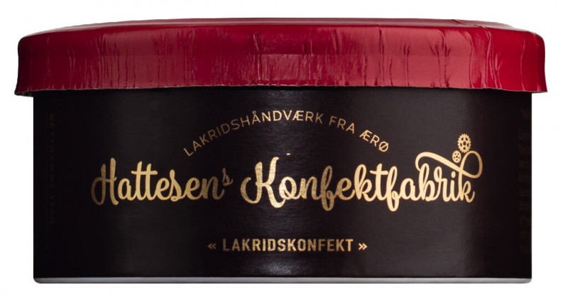 Lakridskonfekt Blabaer, Stikkelsbaer, Jordbaer, Lakritz mit Blaubeeren, Stachelbeeren, Erdbeeren, Hattesens Konfektfabrik - 125 g - Packung