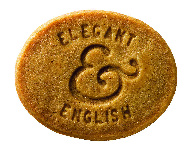 Elegant and English Lemon + Ginger, butter cookies with lemon + ginger, Millerund039;s - 140g - pack