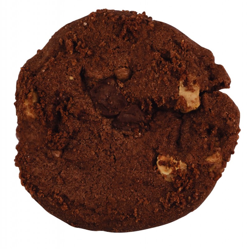 Triple Chocolate Chunk Biscuits, Gebäck mit dreierlei Schokolade, Cartwright & Butler - 200 g - Packung