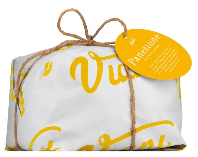 con Crema Zabaione, yeast cake with Zabaione filling, Viani