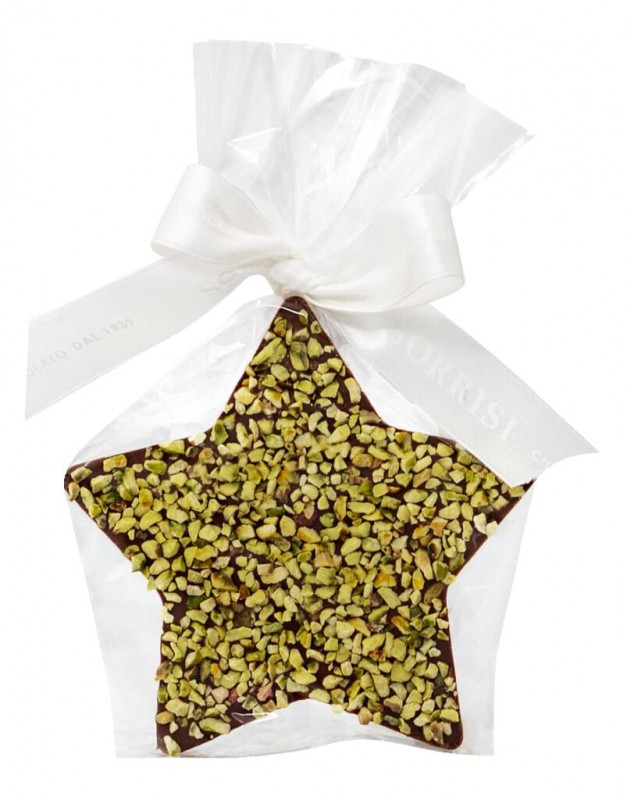 Stella Latte Pistacchi, milk chocolate with pistachio, Boella + Sorrisi - 6 x 100g - Cardboard