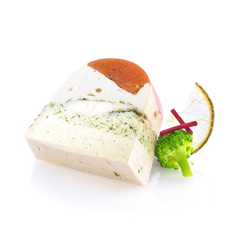 Terrine van snoekbaars, truffelthee - 500 g - Pe-shell