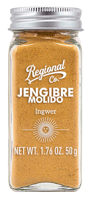 Ginger Powder, Ginger Powder, Regional Co - 50 g - Stykke