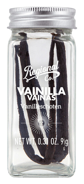 Vainilla Vainas, Vanilla Beans, Regional Co. - 9g - Piece