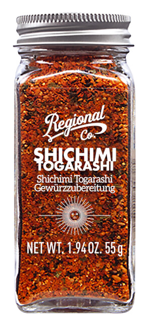 Shichimi Togarashi, Japanische Gewürzzubereitung, Regional Co - 55 g - Stück