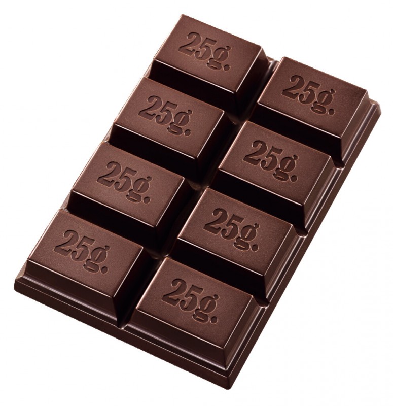 Chocolate piedra 60% con Vanilla, Zartbitterschokolade 60% mit Vanille, Simón Coll - 200 g - Stück
