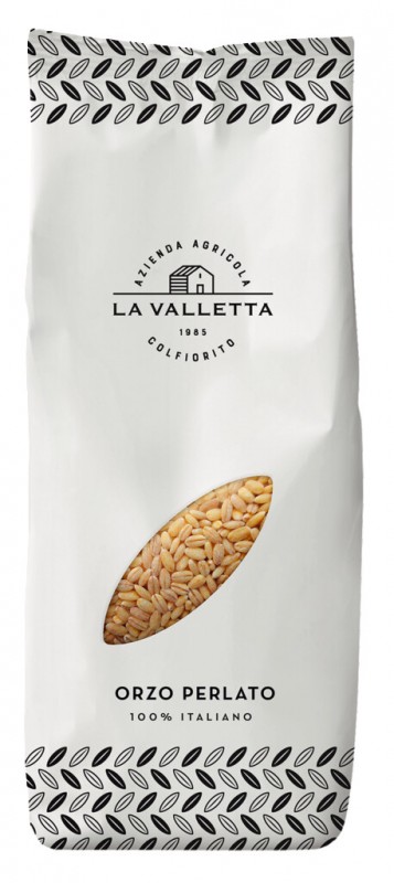 Orzo Perlato, pearl barley, La Valletta - 400g - pack