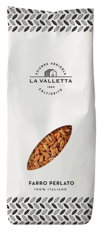 Farro Perlato, Pearled Spelled, La Valletta - 400g - pack