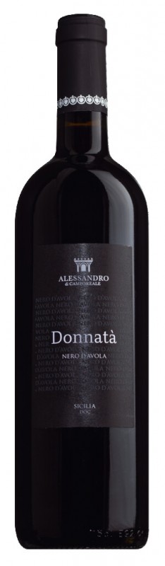 Nero d`Avola DOC Sicilia, Donnata, Økologisk, rØdvin, Økologisk, Alessandro di Camporeale - 0,75 l - Flaske