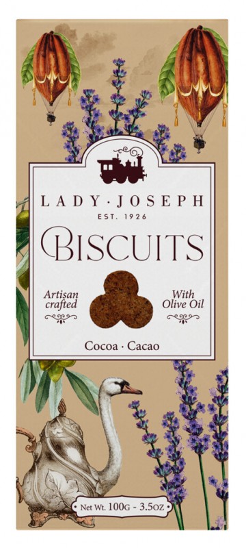 Cocoa Biscuit, biscuits with cocoa, Lady Joseph - 100 g - pack