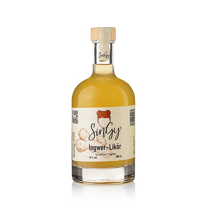 Liqueur de gingembre Missy`s SinGy, 15% vol., Allemagne - 500 ml - Bouteille