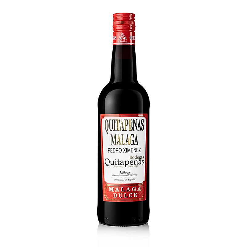 Bodega Quitapenas Malaga Pedro Ximenez liqueur wine, sweet, 15% vol., Spain - 750ml - Bottle