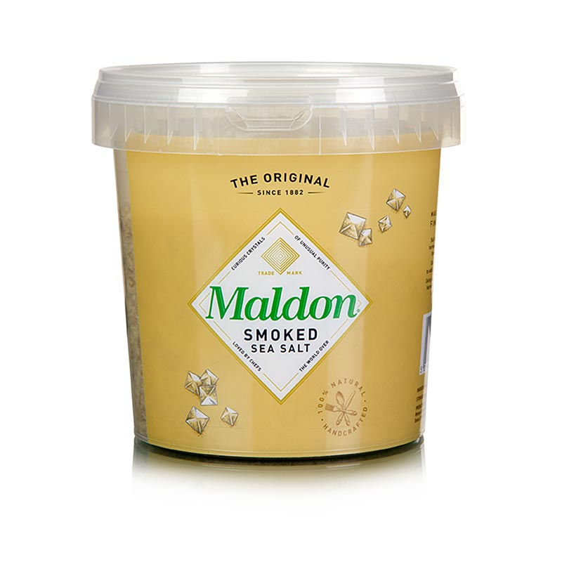 Maldon Sea Salt Flakes, geräuchert, England - 500 g - Pe-dose