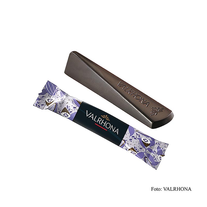 Valrhona Schokoladen-Stäbchen Eclat Noir, Edelbitter, 61% Kakao - 1 kg, 244 Stück - Schachtel