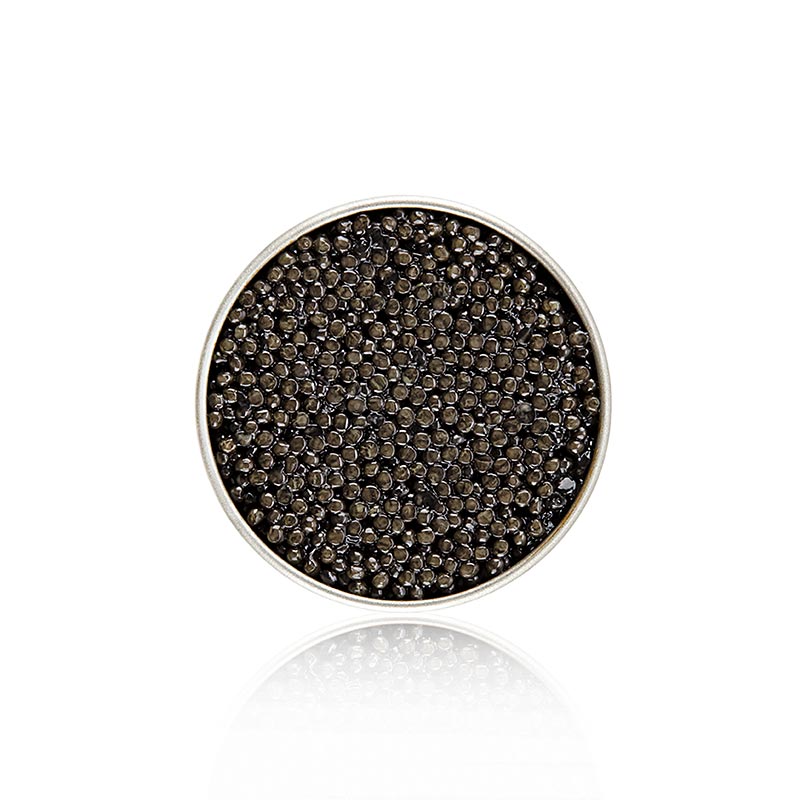 Desietra Baeriskaya kaviar (baerii), akuakultur, tanpa pengawet - 50g - tin